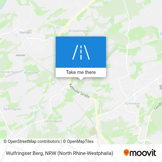 Wulfringser Berg map