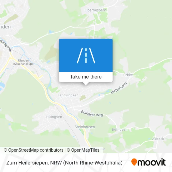 Карта Zum Heilersiepen