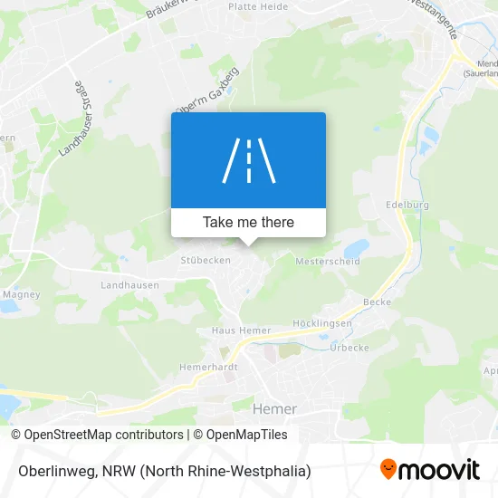 Oberlinweg map
