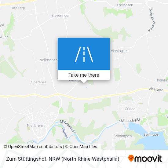Zum Stüttingshof map