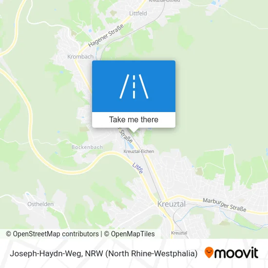 Joseph-Haydn-Weg map