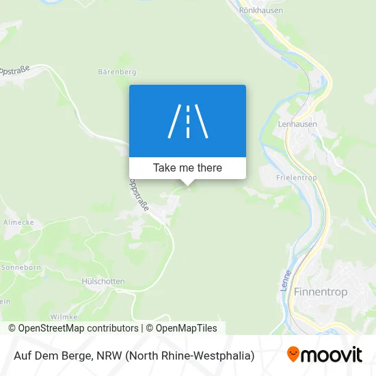 Auf Dem Berge map