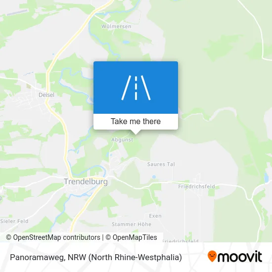 Карта Panoramaweg