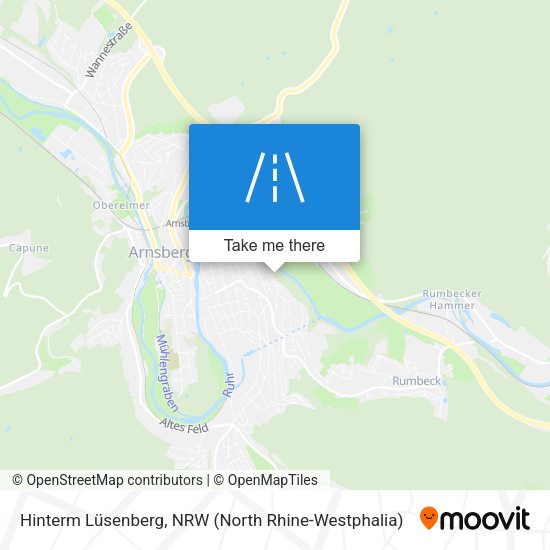 Hinterm Lüsenberg map