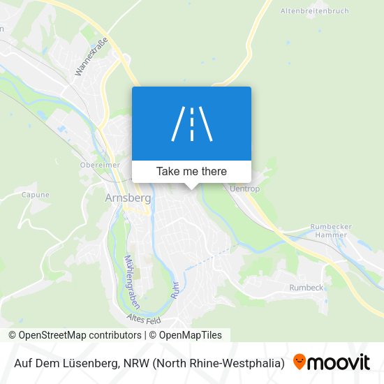 Auf Dem Lüsenberg map