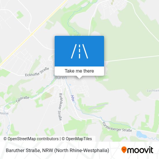 Baruther Straße map