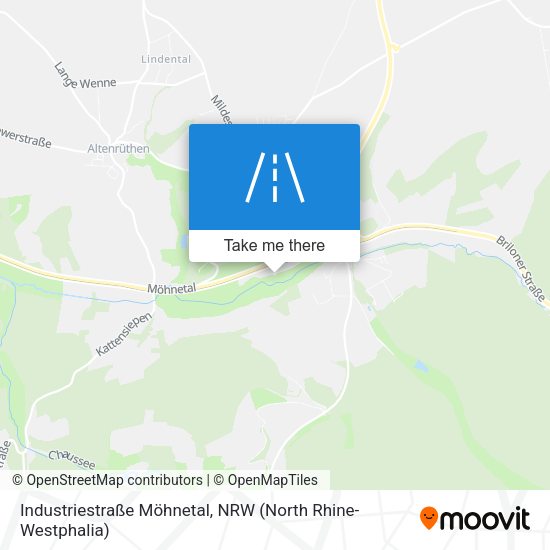 Industriestraße Möhnetal map