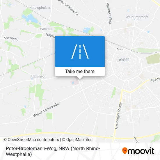 Peter-Broelemann-Weg map