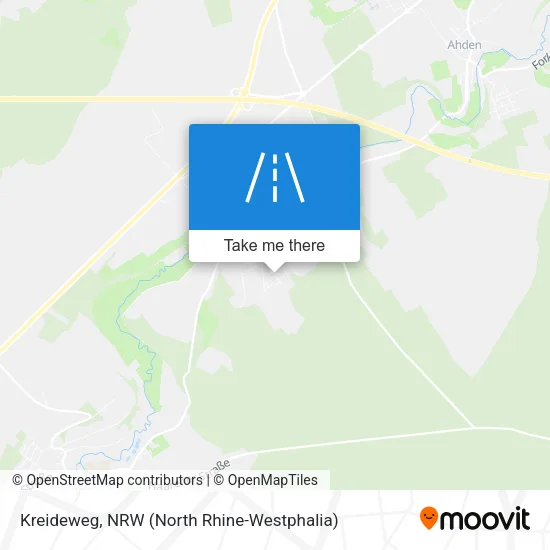 Карта Kreideweg