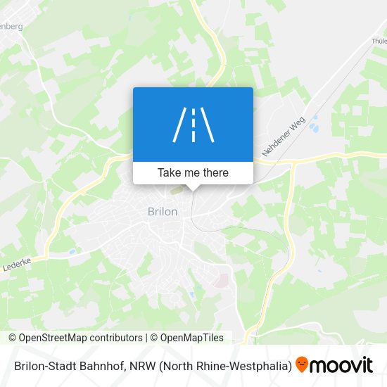 Brilon-Stadt Bahnhof map