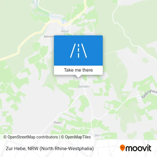 Карта Zur Hebe