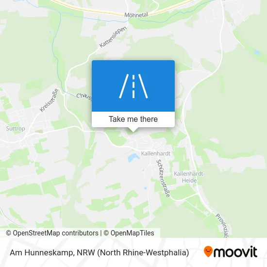 Карта Am Hunneskamp