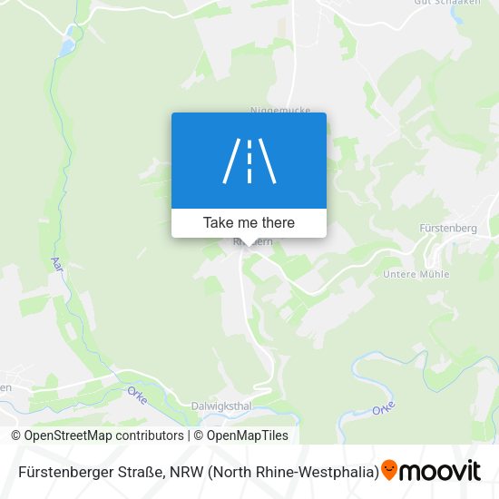 Fürstenberger Straße map