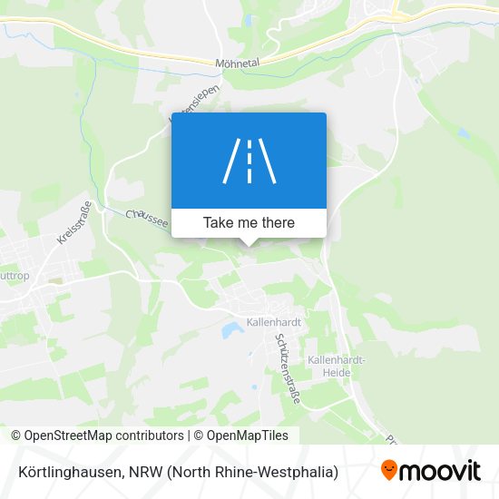 Körtlinghausen map