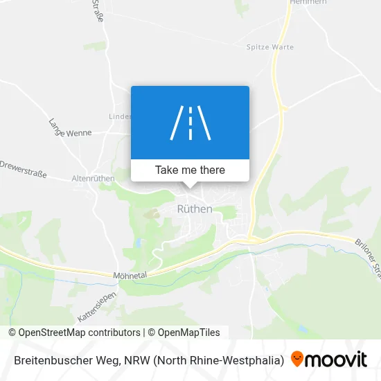 Breitenbuscher Weg map