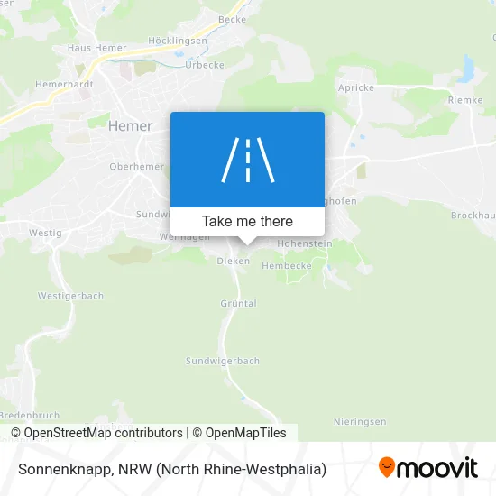 Карта Sonnenknapp