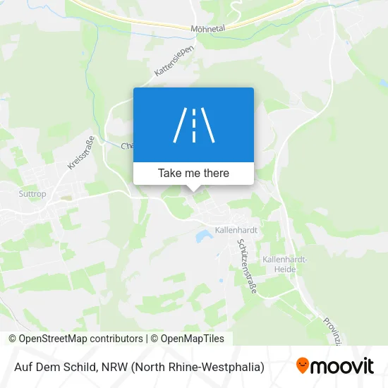 Карта Auf Dem Schild