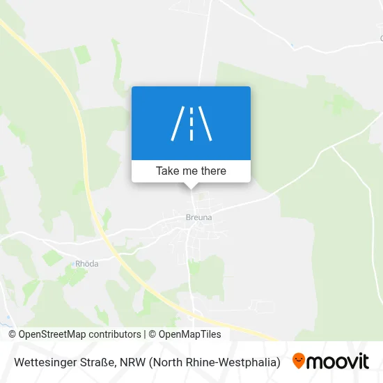 Wettesinger Straße map