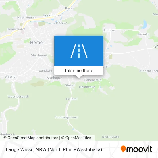Карта Lange Wiese