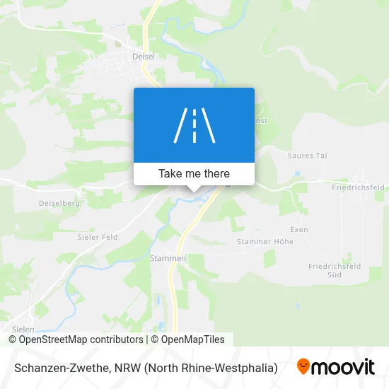 Schanzen-Zwethe map