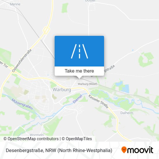 Desenbergstraße map