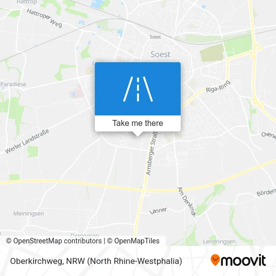 Карта Oberkirchweg