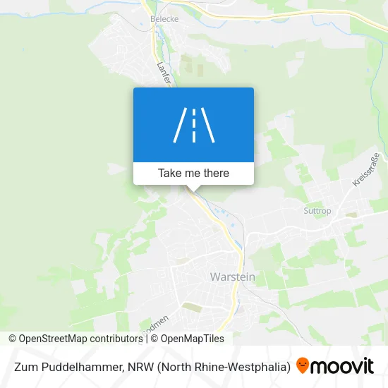 Карта Zum Puddelhammer