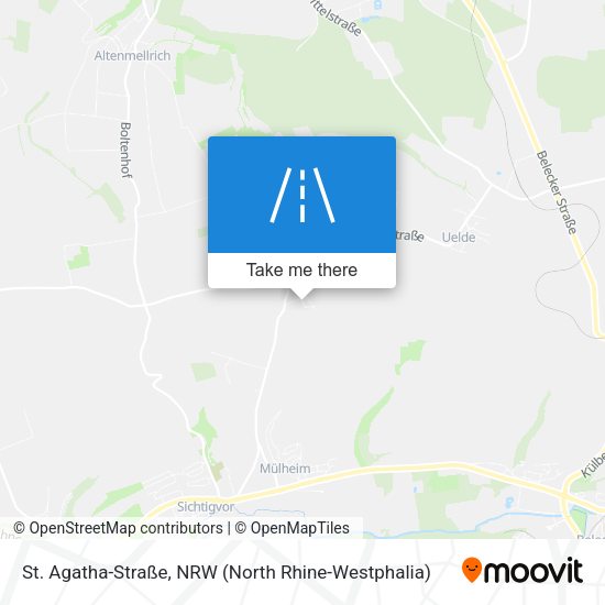 St. Agatha-Straße map