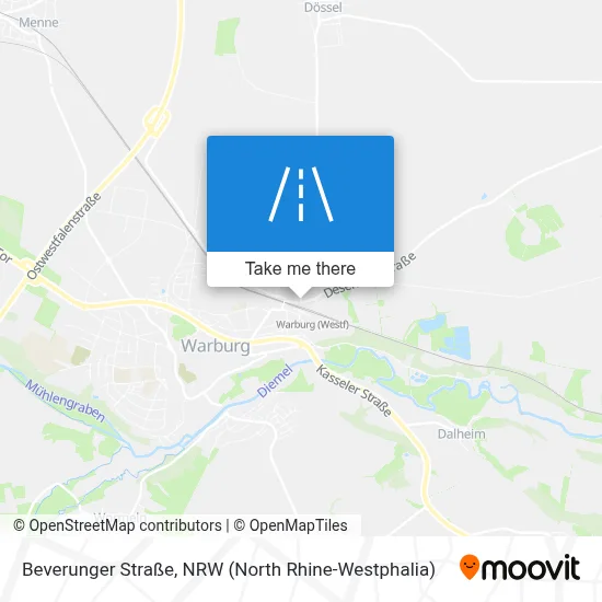 Beverunger Straße map