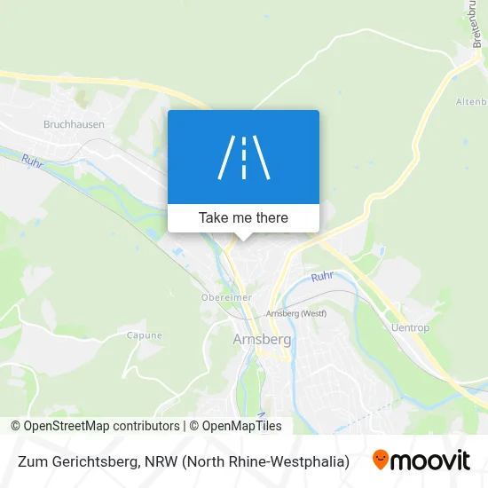 Zum Gerichtsberg map