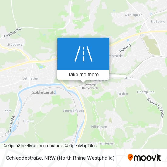Schleddestraße map