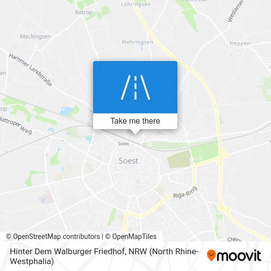 Hinter Dem Walburger Friedhof map
