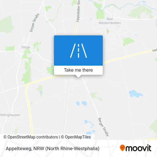 Карта Appelteweg