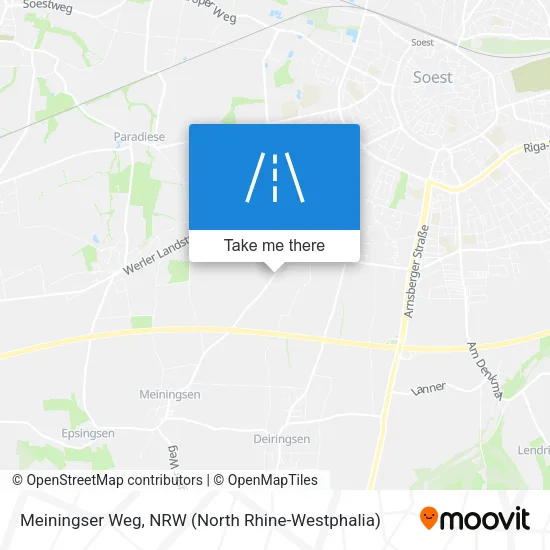 Meiningser Weg map