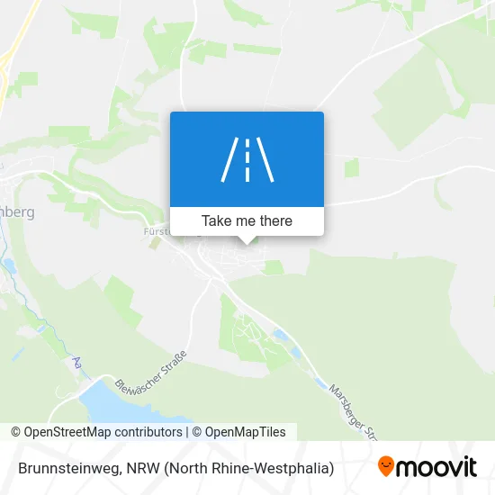 Brunnsteinweg map
