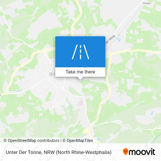 Карта Unter Der Tonne