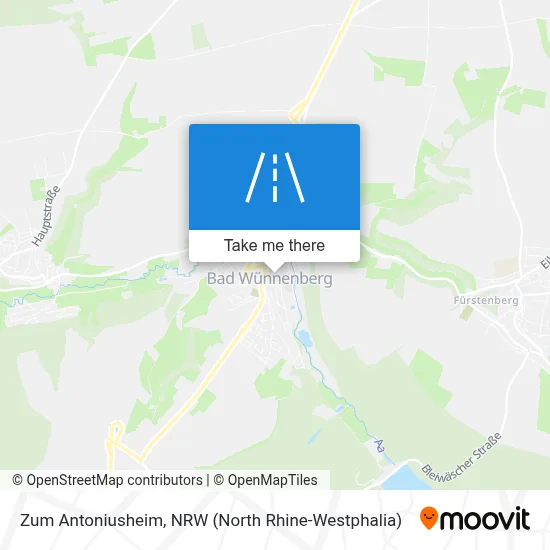 Zum Antoniusheim map