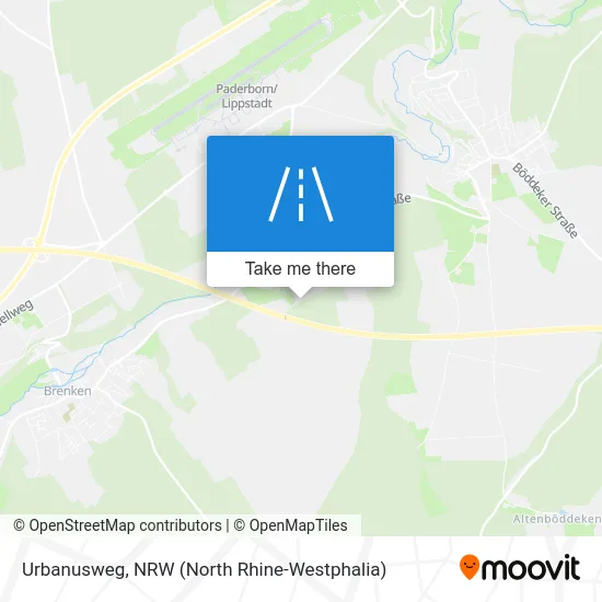Urbanusweg map