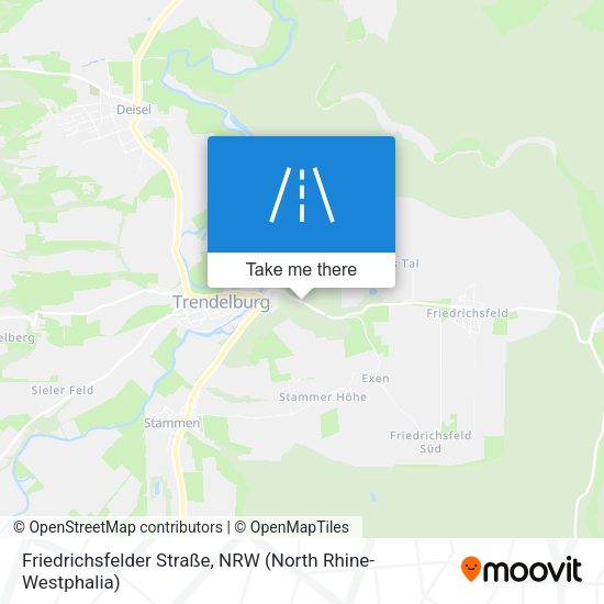 Friedrichsfelder Straße map