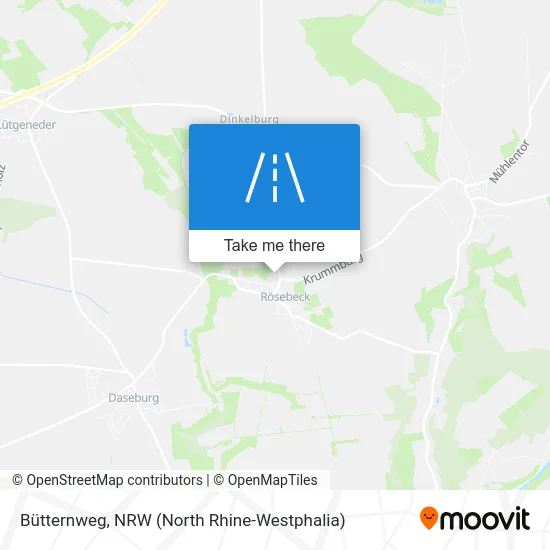 Bütternweg map
