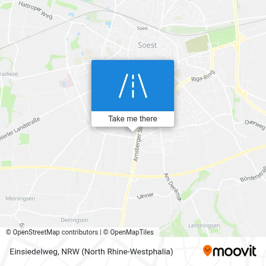 Einsiedelweg map