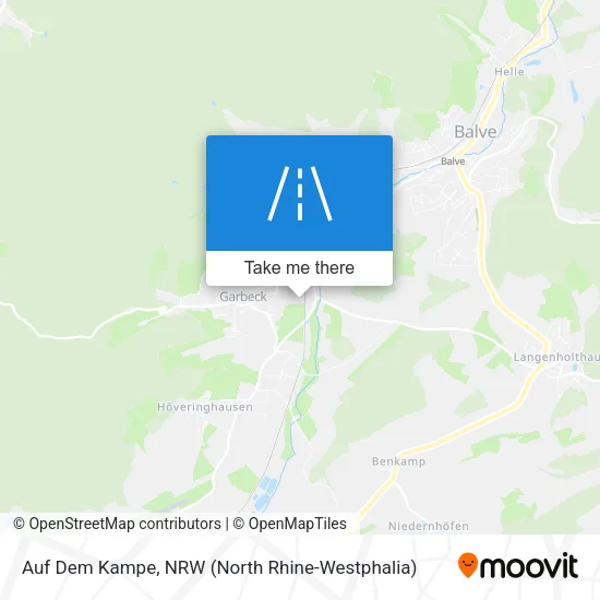 Карта Auf Dem Kampe