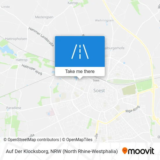 Auf Der Klocksborg map