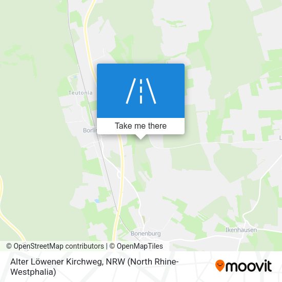 Alter Löwener Kirchweg map