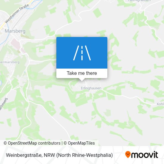 Weinbergstraße map