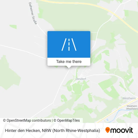 Карта Hinter den Hecken