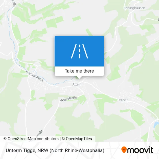 Карта Unterm Tigge