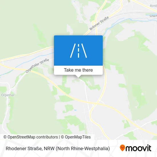 Rhodener Straße map