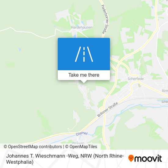 Johannes T. Wieschmann -Weg map