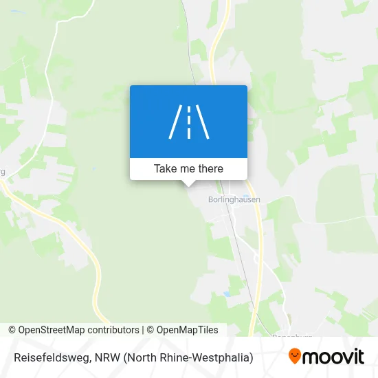 Reisefeldsweg map